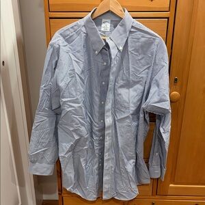 Brooks Brothers Blue Striped Men's Shirt